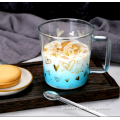 Gradient Color Glass Tea Cups
